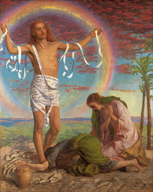 611px-William_Holman_Hunt_-_Christ_and_the_two_Marys_-_Google_Art_Project